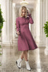Linen dress features long ripple sleeves & enchanting design Justina from Baltic Linen